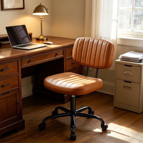 Armless rolling chair